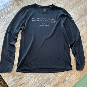 Saucony Black Men's Running Long Sleeved Shirt